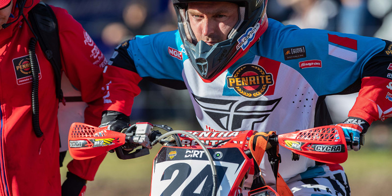 Podium for Metcalfe at round 6 of the MX Nationals