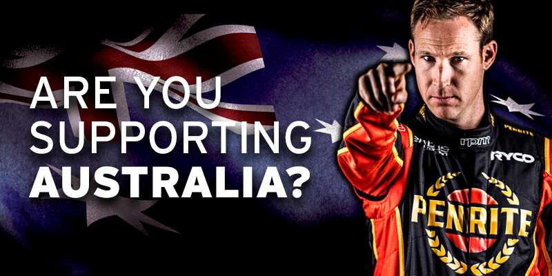 Are you supporting Australia?