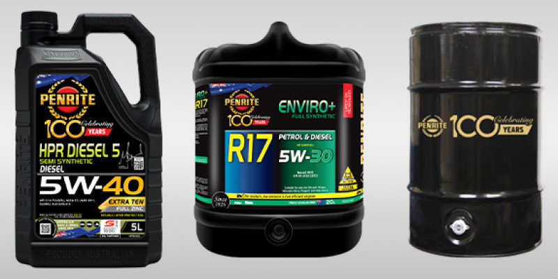 Celebrating a Century: Penrite Oil Updates Packaging with New 100-Year Logo