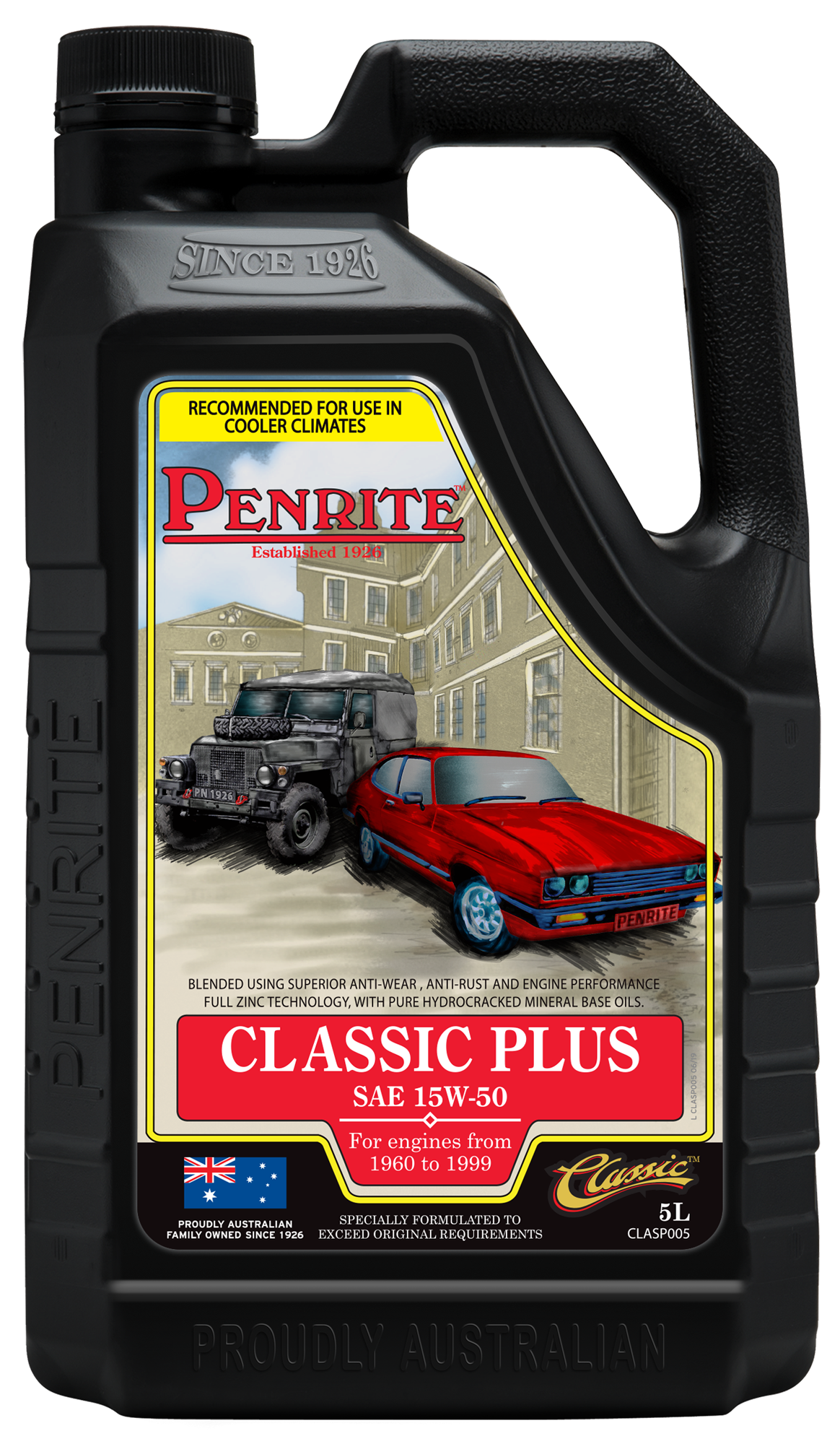 CLASSIC PLUS 15W-50 (Mineral) EXPORT ONLY