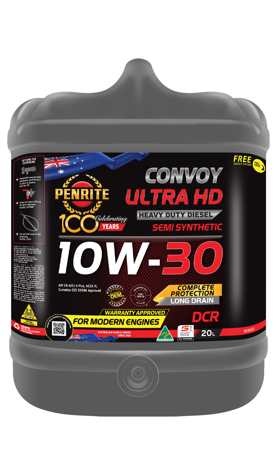 CONVOY ULTRA HD 10W-30 (Semi Synthetic)