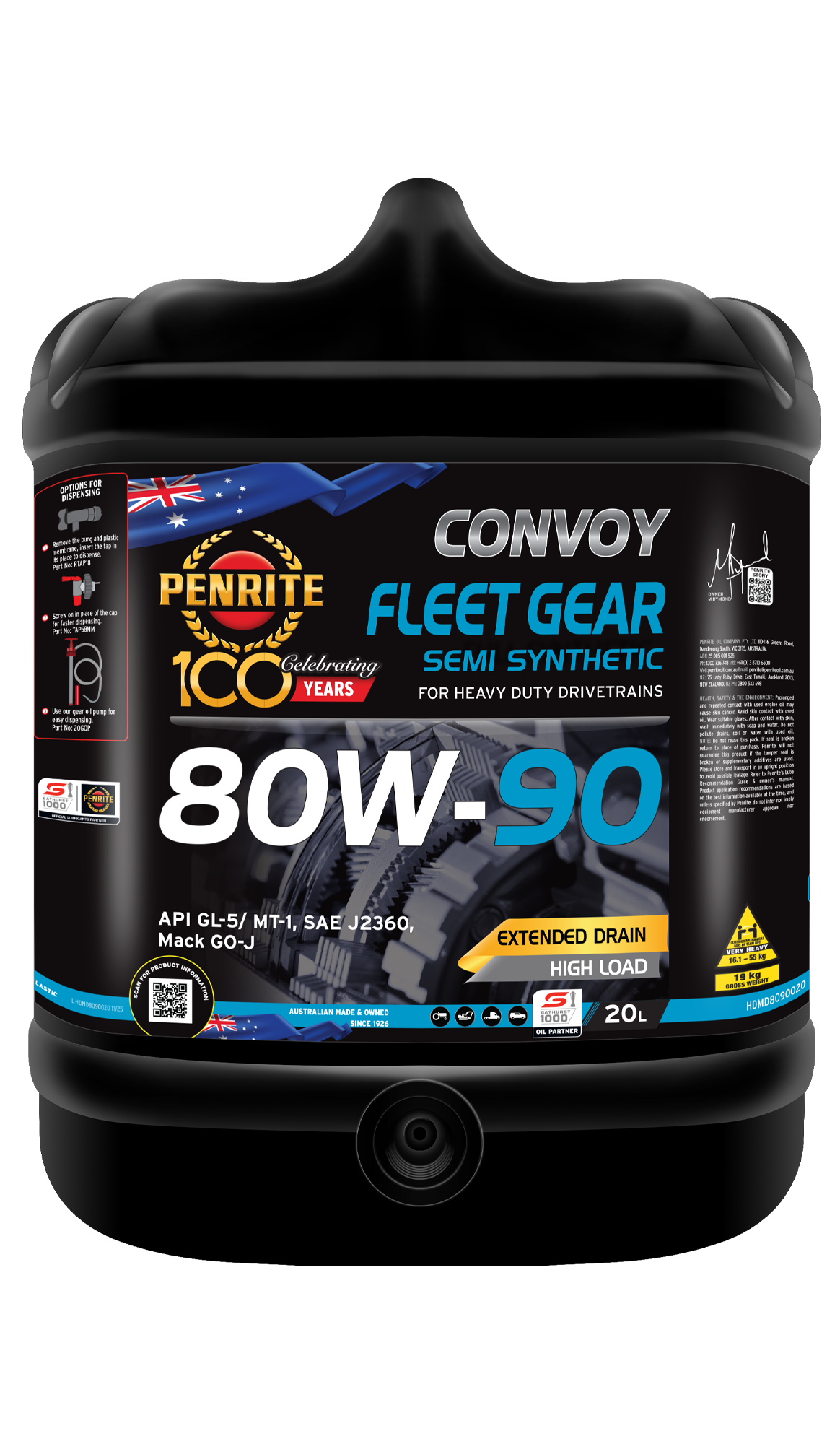 CONVOY FLEET GEAR 80W-90 (Semi Synthetic)