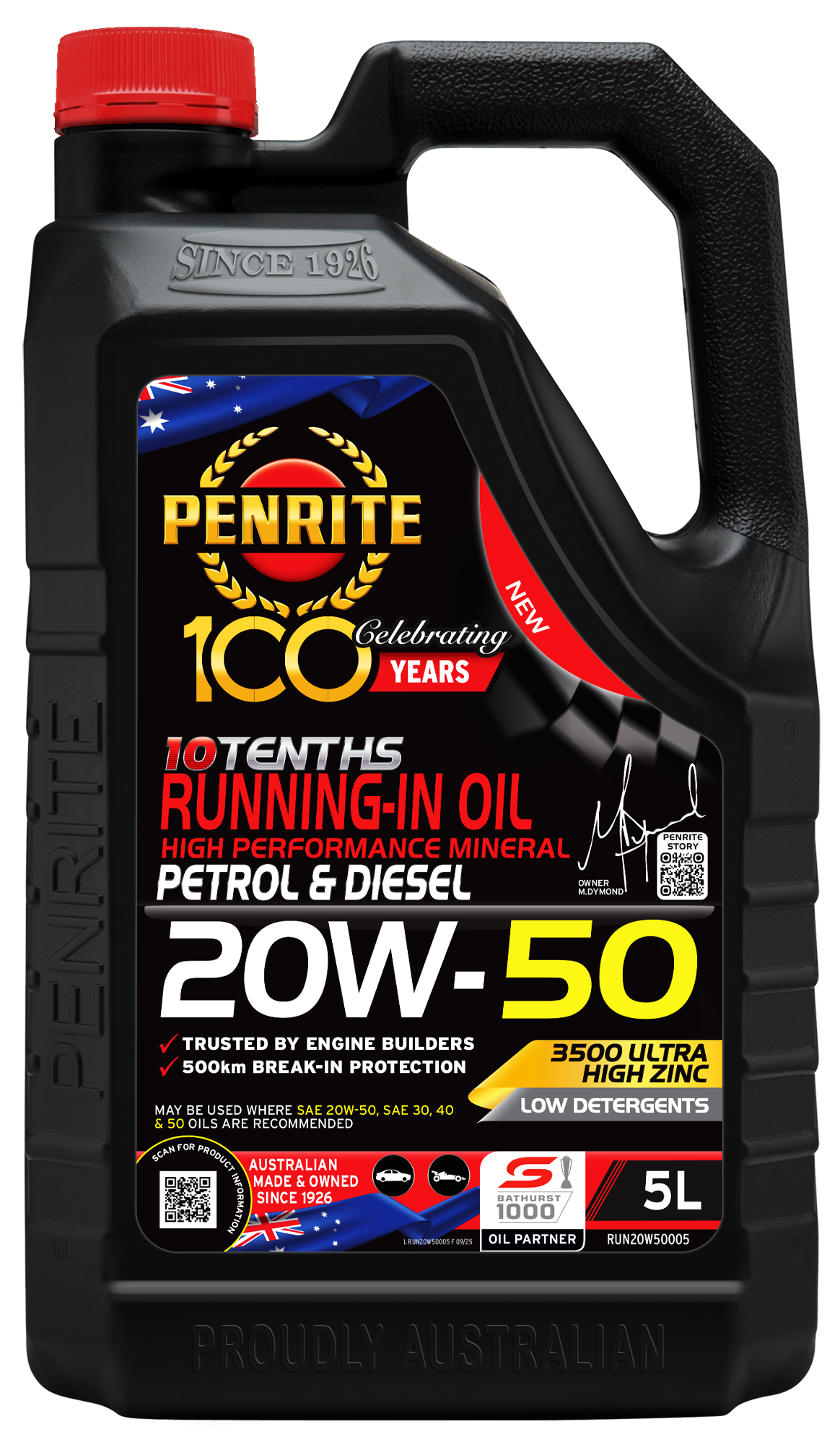 10 TENTHS RUNNING-IN OIL 20W-50 (Mineral)
