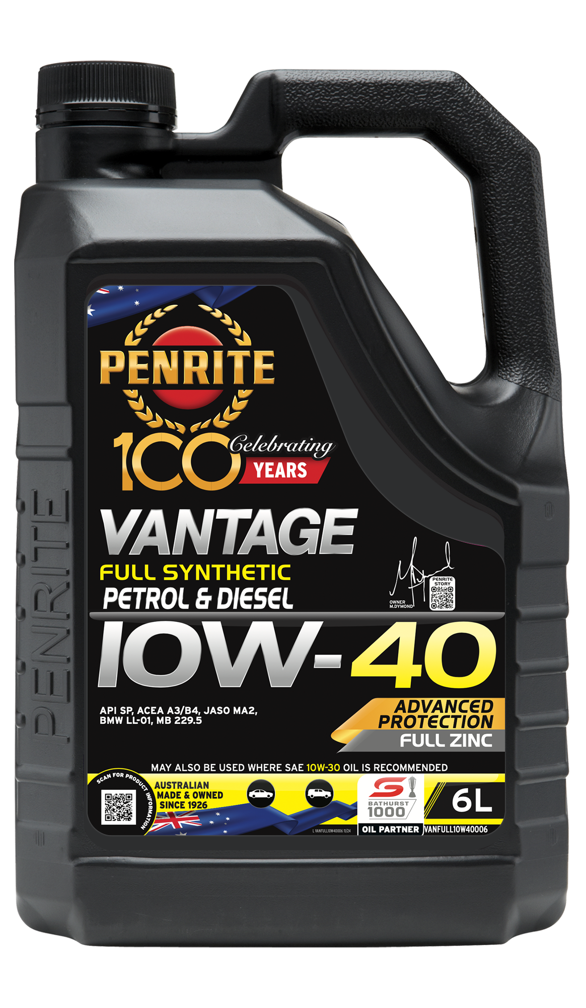 VANTAGE FULL SYNTHETIC 10W-40